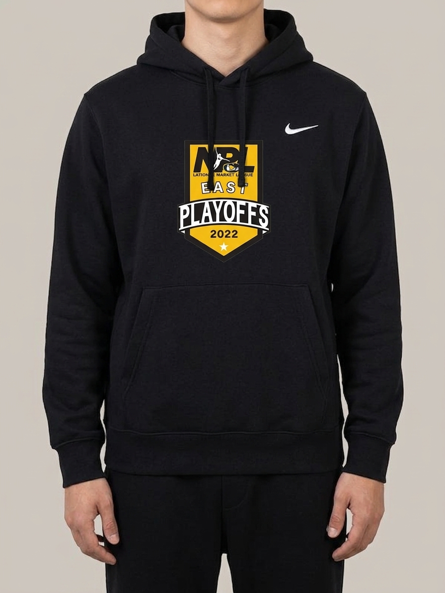Nike NPL East Playoffs 2022 Hoodie Black Men's Size S Football Soccer Pullover