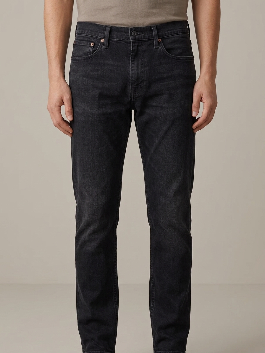 Levi’s 512 Slim Taper Jeans W34 L32 Black Denim